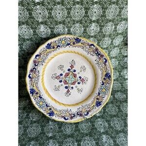 Meridiana Ceramiche Made in Italy Ceramic Dinner Plate (Repaired)